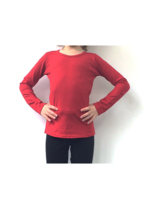 Longsleeve warm rood 
Kousen 