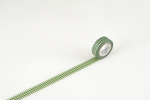 maskin tape/washi tape diamant zilver/groen 
Karton 