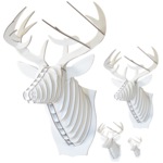 Micro Fred - small moose trophy - white 
Karton 