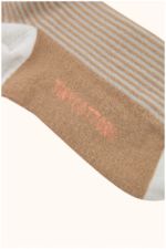 multi lines high socks light grey/dark nude 
Kousen 
Kniekousen 