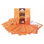 Origami oranje 
Karton 
