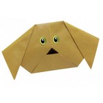 Origami oranje 
Karton 
Speelgoed / creatief 