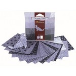 Origami zwart/grijs 
Karton 