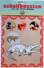 Schuifbeest Krokodil 
Karton 
Speelgoed / creatief 