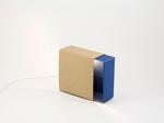 Sfeerlicht Matchbox blauw 
Karton 
Interieurdecoratie 