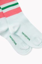 STRIPES MEDIUM SOCKS light mint/rose 
Kousen 
Kniekousen 