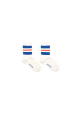 STRIPES MEDIUM SOCKS off-white/ultramarine 
Kousen 
Kniekousen 