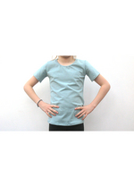 t-shirt blauwgrijs 
Kousen 