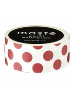 washi/masking tape Bordeaux Dots 
Karton 