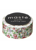 washi/masking tape Flower White 
Karton 