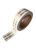 washi/masking tape gold foil arrow 
Karton 