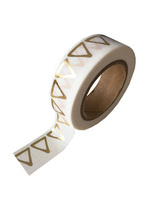 washi/masking tape gold foil triangel 
Karton 