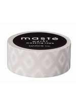 washi/masking tape Warm grey Diamond polka 
Karton 
