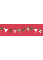 Washi tape - Garland Red 
Karton 