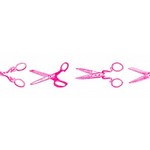 Washi tape/masking Scissors Pink 
Karton 